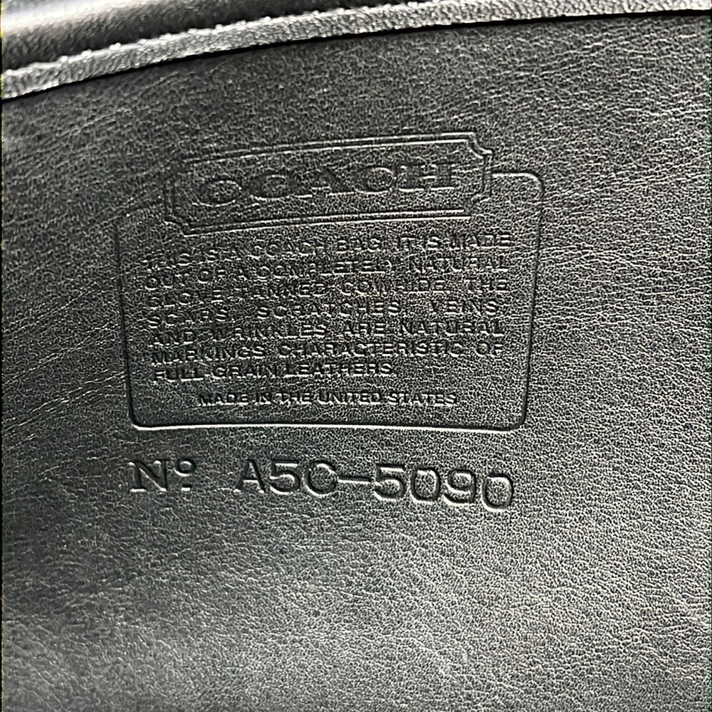 Vintage Coach Black Leather Briefcase 💼 - Picture 5 of 13